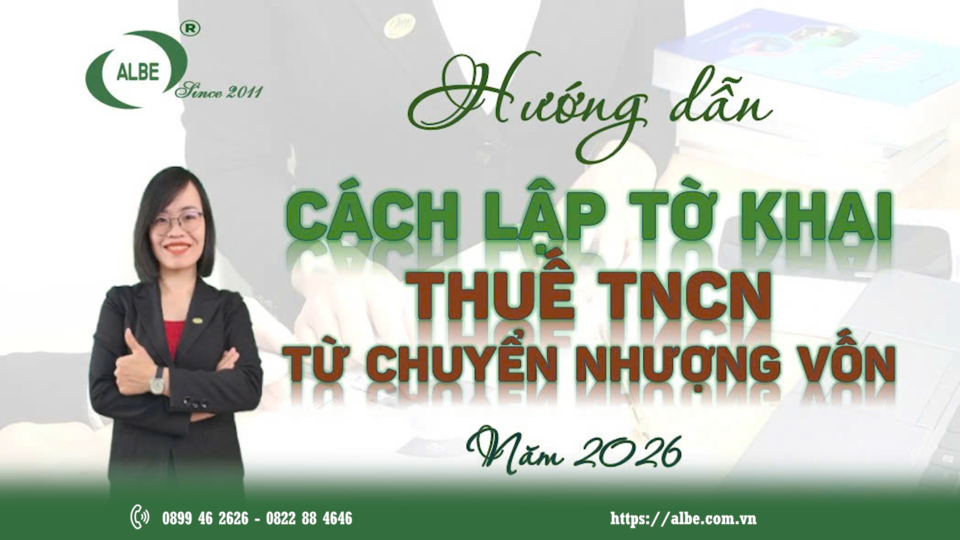 Hướng dẫn lập Tờ khai chuyển nhượng vốn mẫu 04/CNV-TNCN trên HTKK mới nhất năm 2026